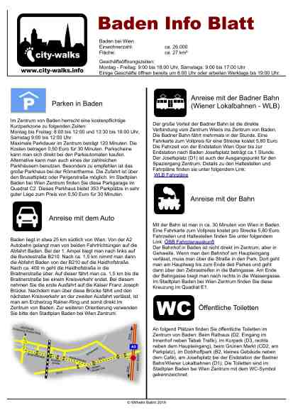 Baden bei Wien Info Blatt Vorschau