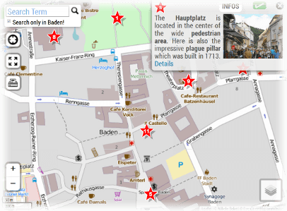 Interactive Map Baden Lower Austria