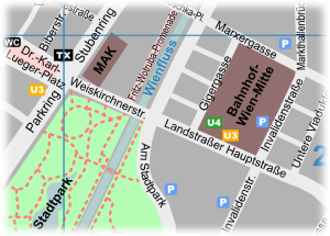 Stadtplan Wien Zentrum