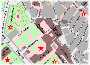 Hofburg Vienna Map