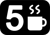 5 Kaffeehaus Symbol
