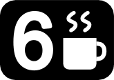 6 Kaffeehaus Symbol