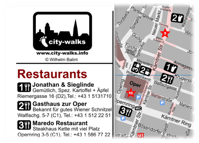 Best Restaurants Vienna Map