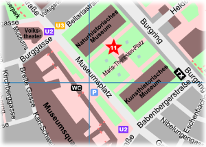 Maria Theresien Platz Vienna Map