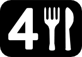 4 Restaurant Symbol
