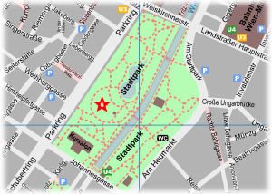 Stadtpark Vienna Map