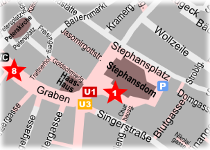 Stephansdom Vienna Map