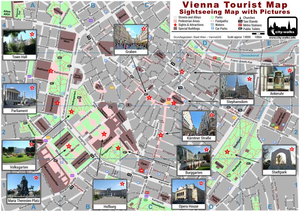 Vienna City Map