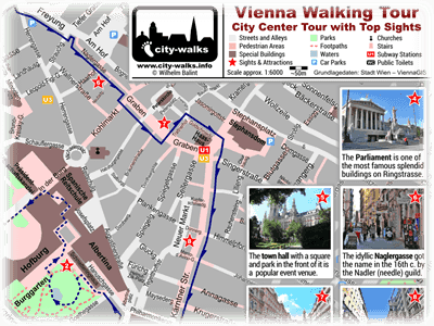 Vienna City Tour Map