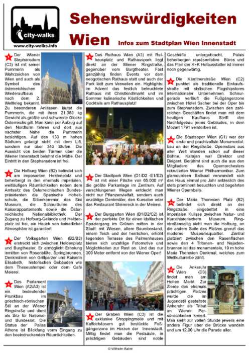 Wien Sehenswürdigkeiten PDF