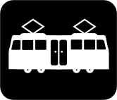 Straßenbahn Symbol
